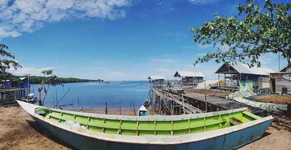 pantai di kota bontang