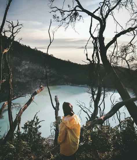 spot foto di kawah putih bandung