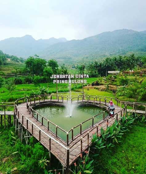 Jembatan Cinta Pring Wulung Purbalingga Yang Sangat Menarik 4 wisata jembatan cinta pring wulung