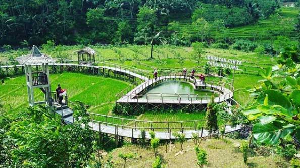 Jembatan Cinta Pring Wulung Purbalingga Yang Sangat Menarik 3 rute menuju jembatan cinta pring wulung