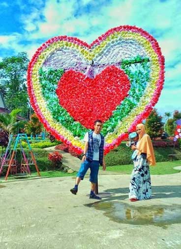 Taman Cinta Talagening Purbalingga Yang Sangat Indah 6 "Spot