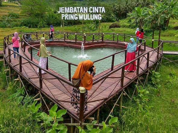 Jembatan Cinta Pring Wulung Purbalingga Yang Sangat Menarik 6 Lokasi wisata jembatan cinta pring wulung