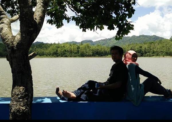 Akses jalan menuju telaga rowo