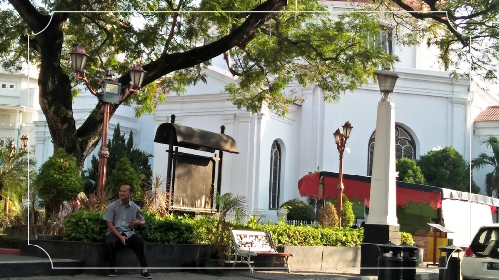 Berada di Kota Lama Semarang