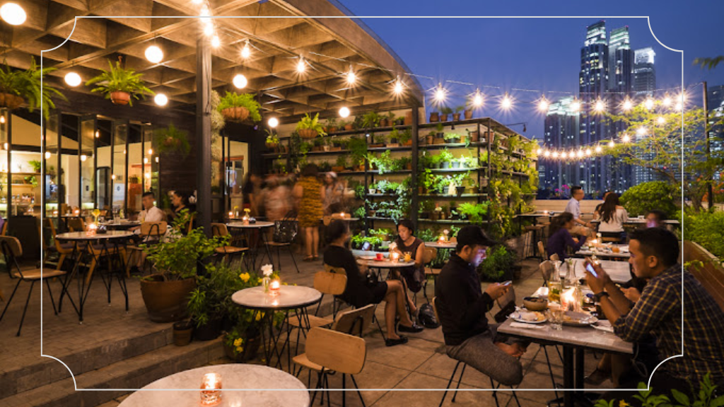 10 Cafe Rooftop Jakarta Selatan dengan Pemandangan Eksklusif dan Menu Lezat 4 Hause Rooftop