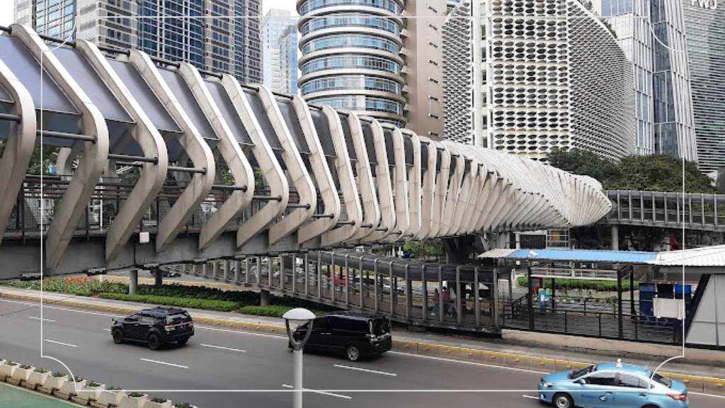 Wisata JPO GBK (Gelora Bung Karno) di Jakarta yang instagramable 2 Lokasi JPO GBK (Gelora Bung Karno)