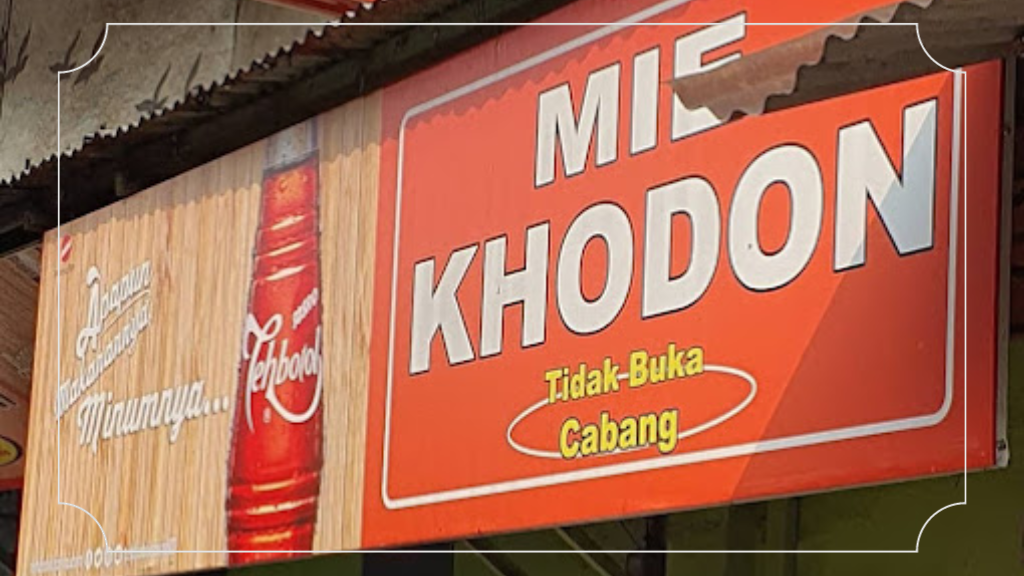 Wisata Kuliner di Bandar Lampung Restoran Mie Khodon