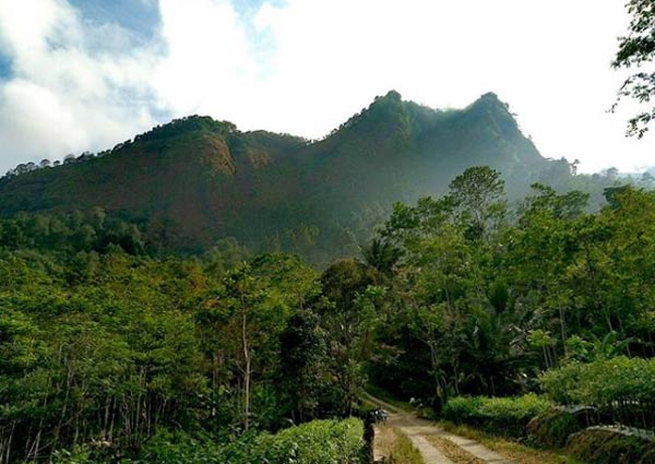 Sunrise dan sunset cantik Gunung Lanang Wonosobo