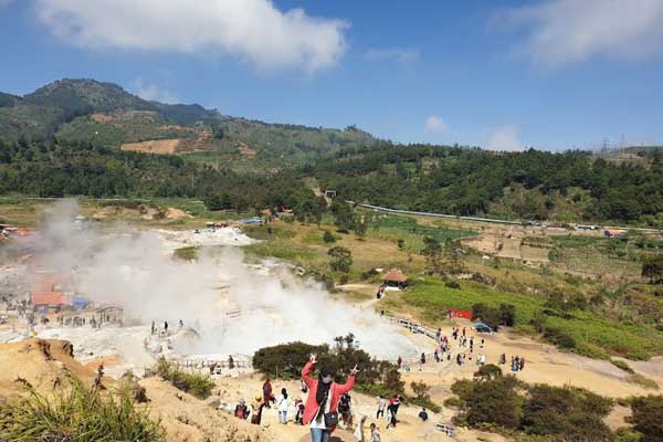 fasilitas kawah sikidang