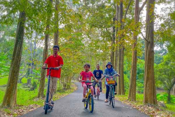 fasilitas kebun raya purwodadi