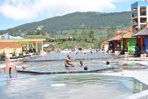 rute lokasi dan alamat pemandian air panas dieng