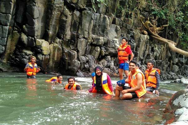 spot wisata tubing genting